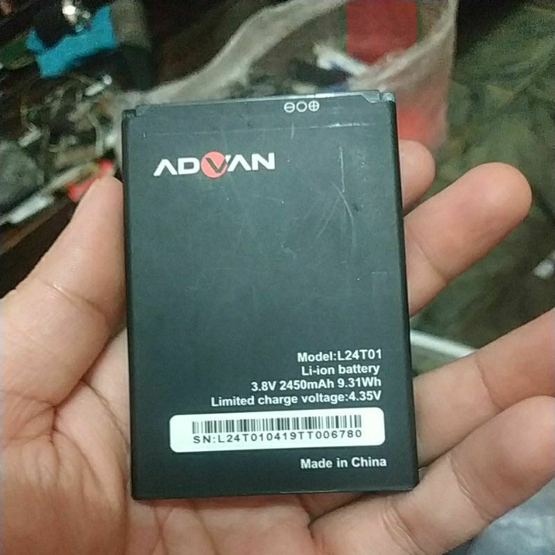 baterai bekas advan s6 plus L24T01