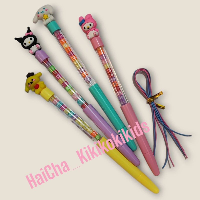 

Pen DIY Abjad Sanrio Tinta Hitam
