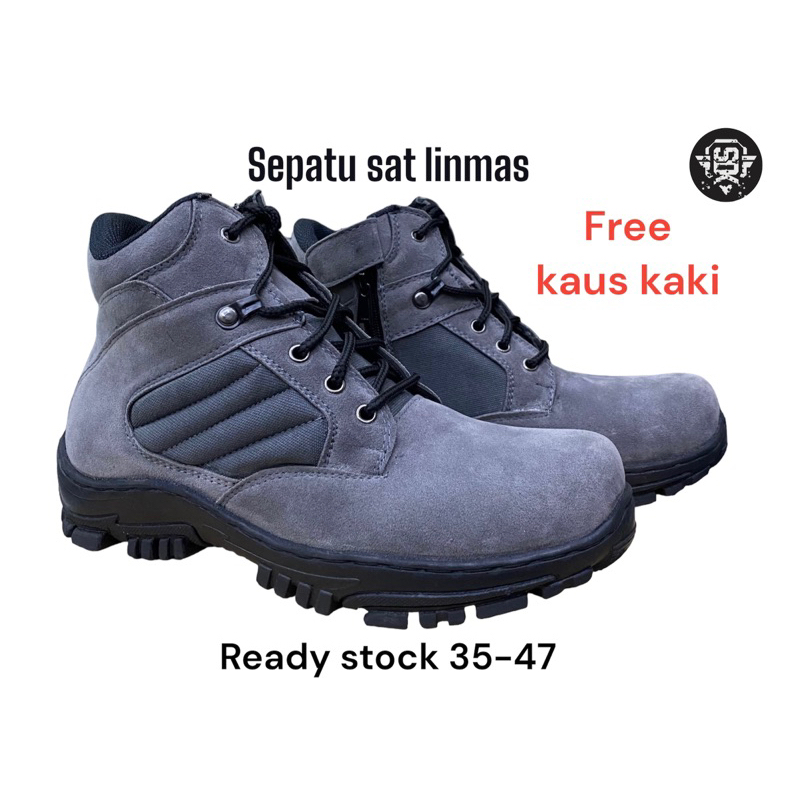 sepatu pdl linmas sepatu dinas satlinmas sepatu abu-abu terbaru jatah linmas 2023