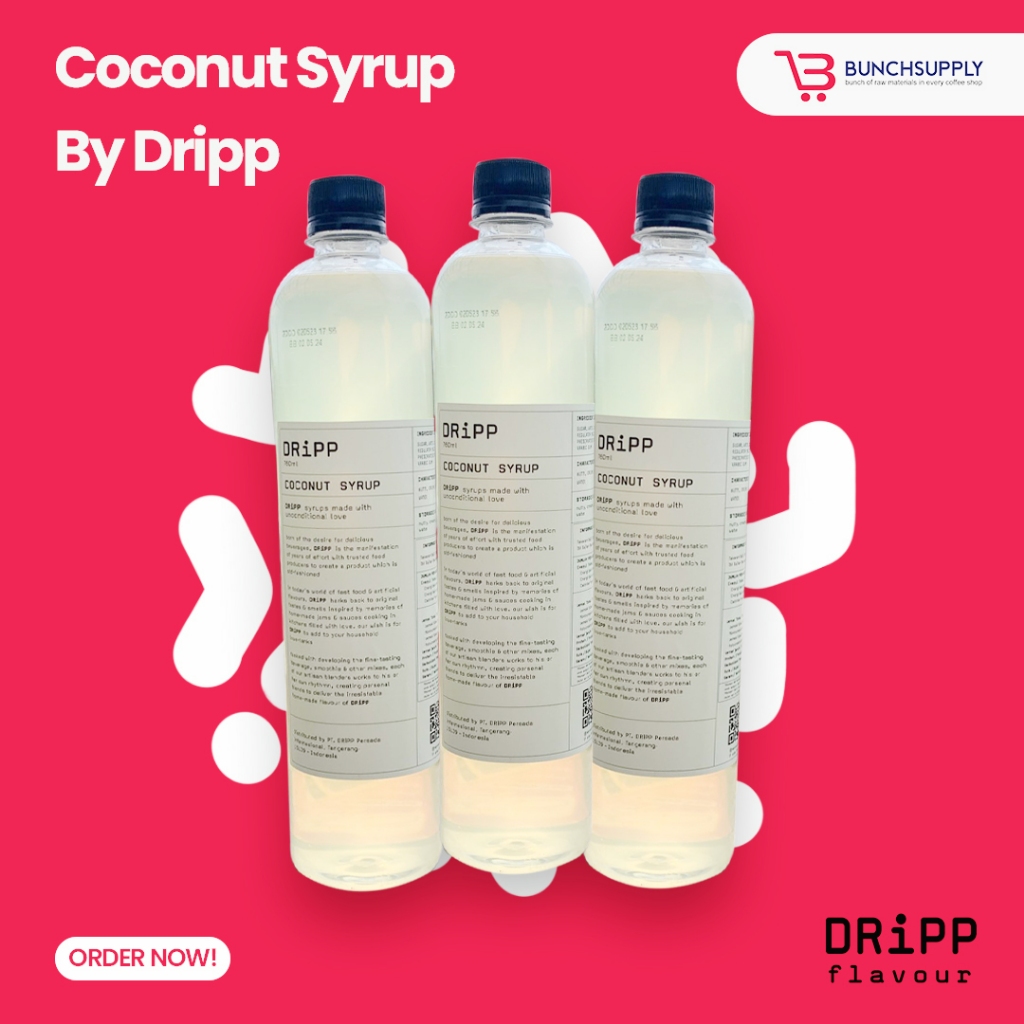 

DRIPP Coconut Syrup 750ml - Bunch Supply Bekasi