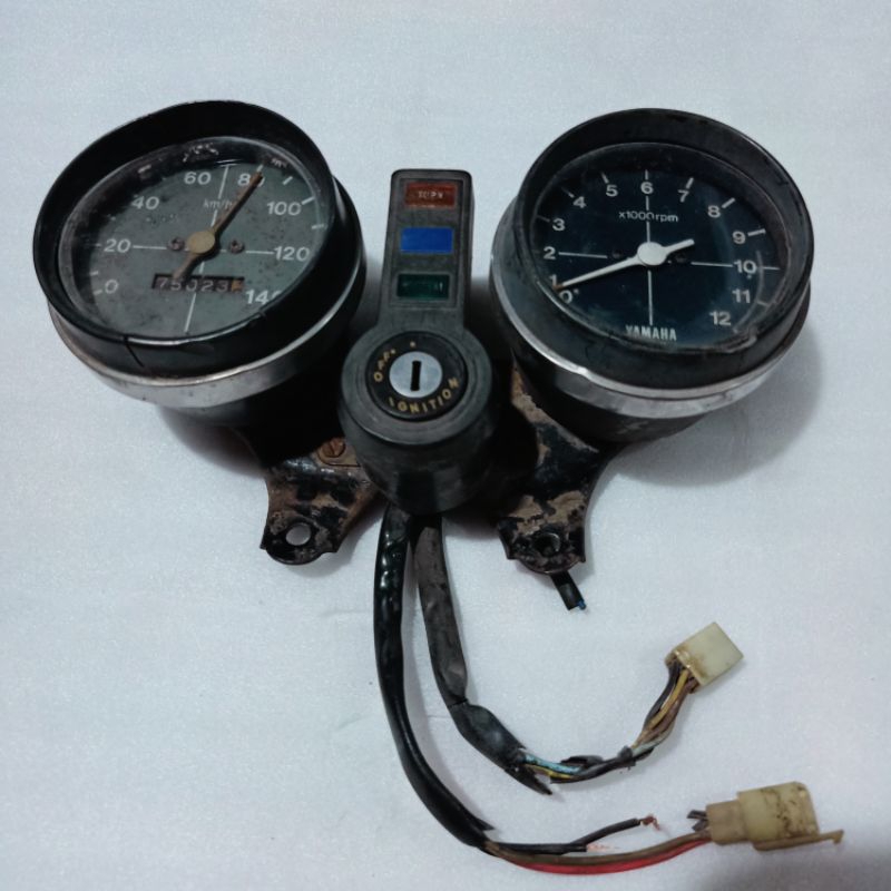 spido spedo speedometer spedometer spidometer odometer gauge motor Yamaha rx100 rx125 RX 100 RX 125
