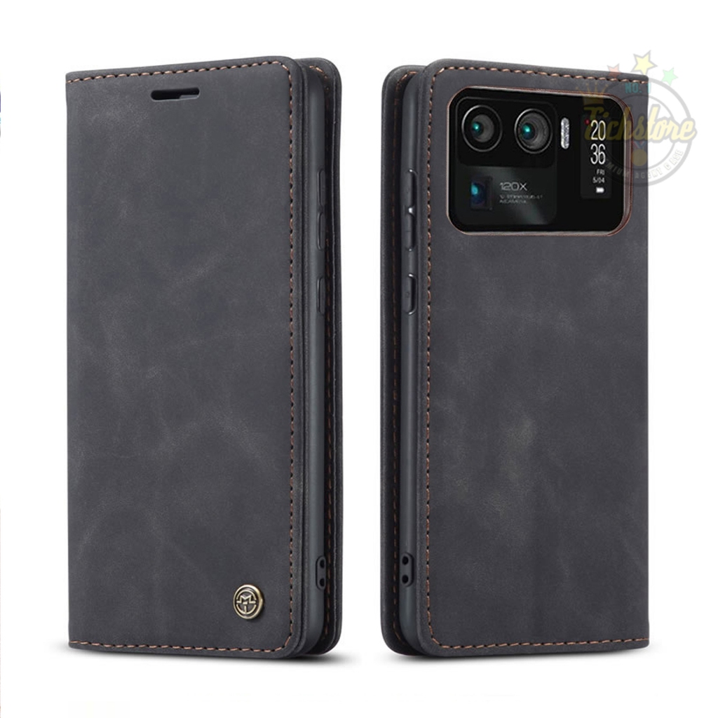 Case Xiaomi Mi 11 Ultra Dompet Terbaru Premium Super Wallet 4 Pocket Full 360 Degree Mewah Flip Cove
