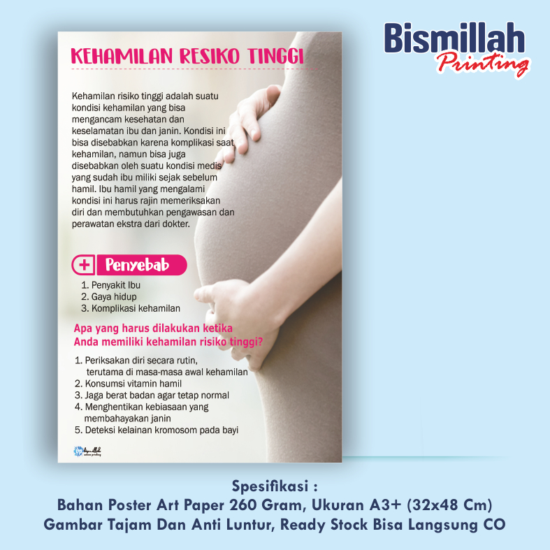 

Poster Kebidanan Kehamilan Resiko Tinggi