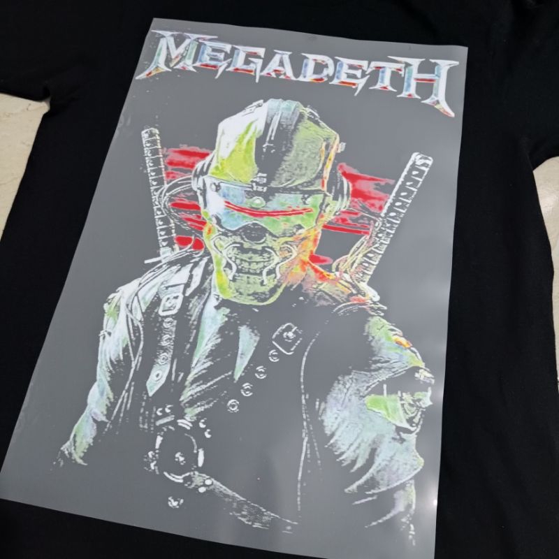 SABLON DTF BAND MEGADETH SABLON RASTER DTF