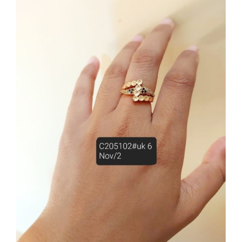 Cincin lapis emas 18karat