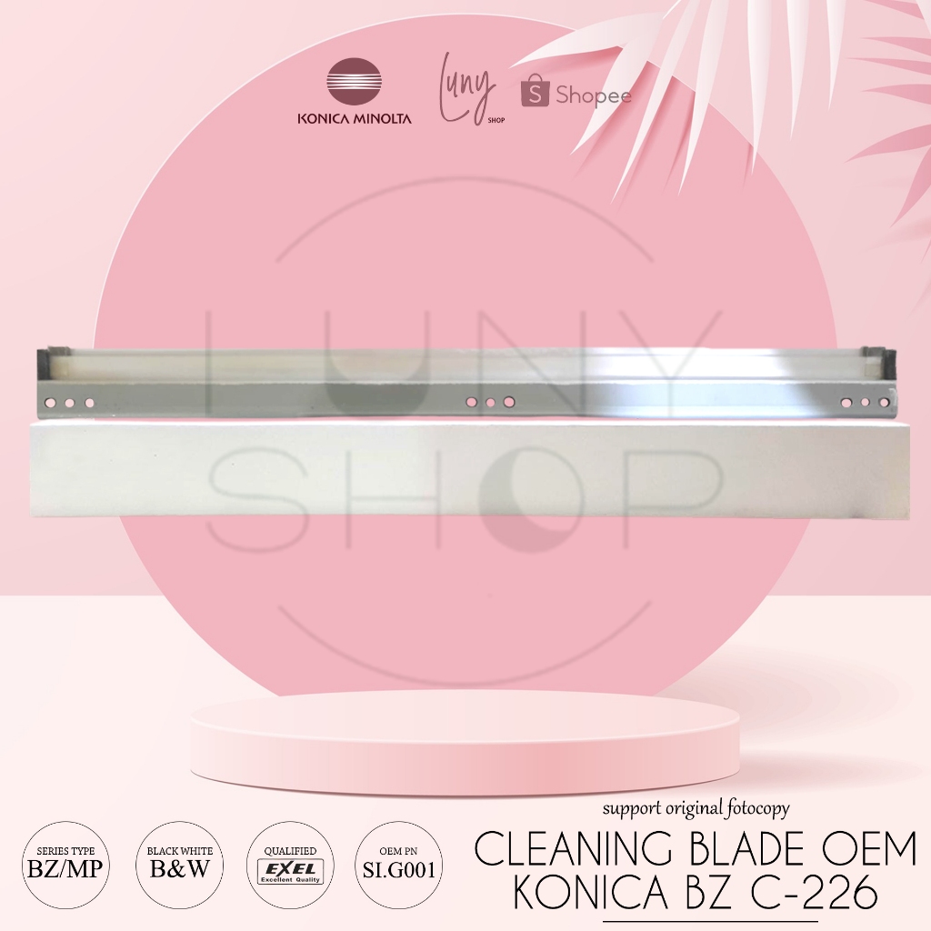 Cleaning Blade Konica Minolta Warna Bizhub C 226 227 287 256 7222 7226 Colour Fotocopy Original Luny