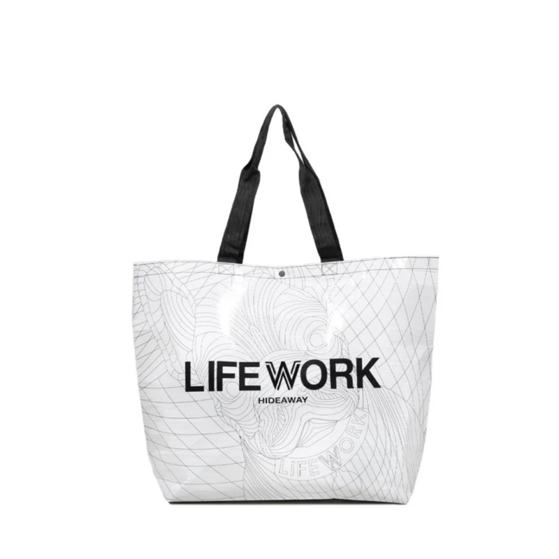 LIFEWORK Shopping bag White (Freebies)