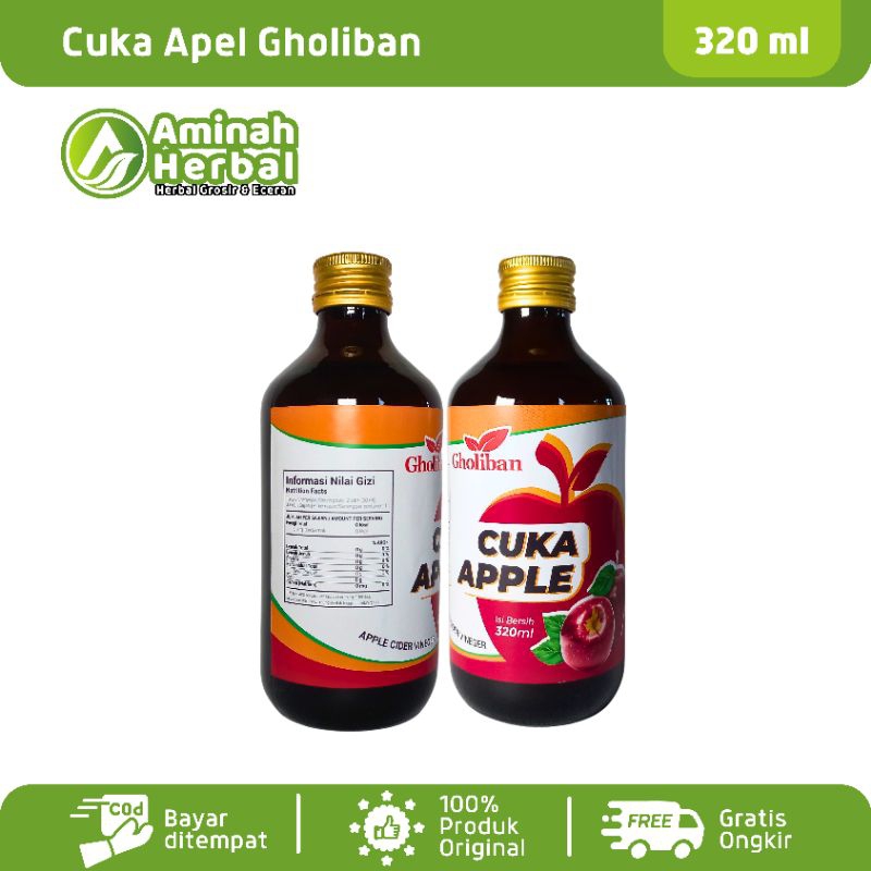 

Cuka Apel Gholiban Natural Apple Cider Vinegar With The Mother Original
