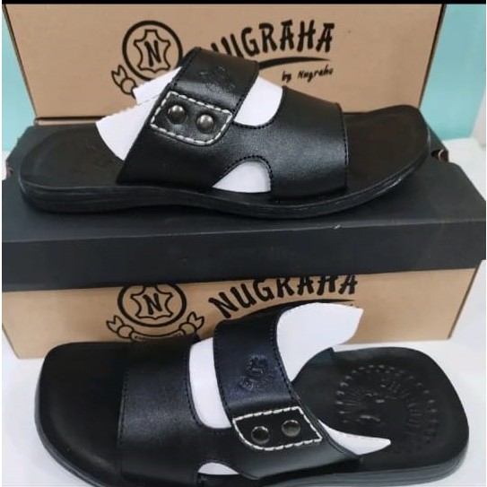 SANDAL KULIT PRIA KOKOP SILANG 100% KULIT SAPI ASLI