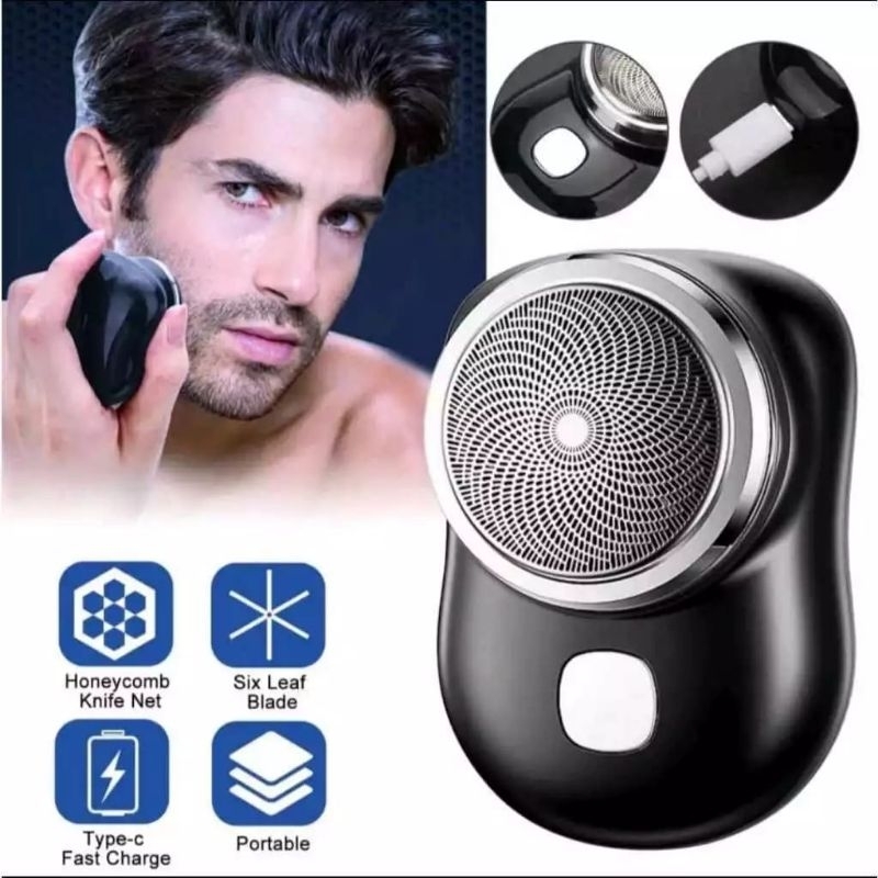 {OTU} Alat Cukur Elektrik Mini Shaver Cukur Elektrik Alat Cukur Kumis