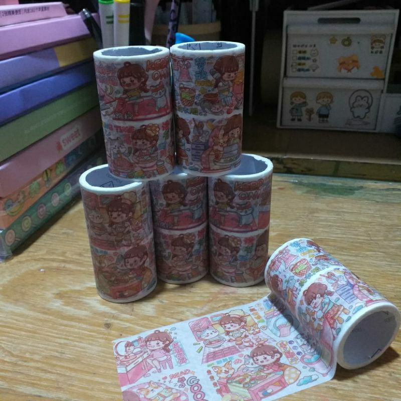 Cute Girl Washi Tape