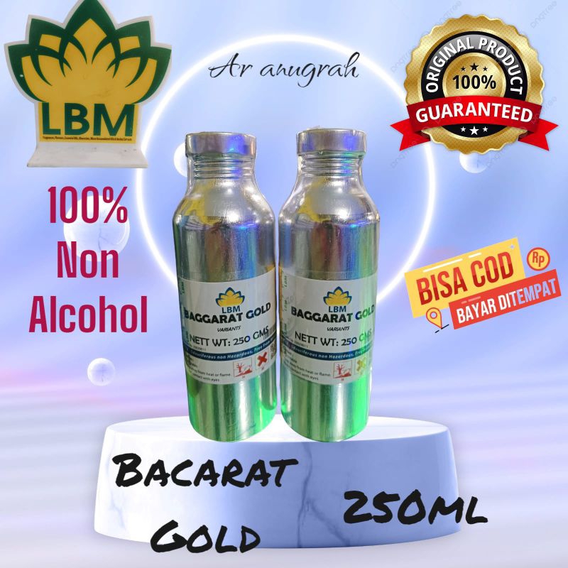 BIBIT PARFUM BACARAT GOLD 250ML SEGEL BY LBM