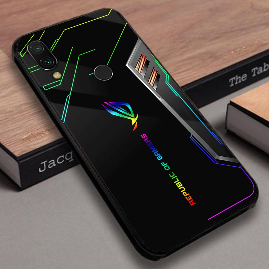 Gravity Plastic Case Xiaomi Redmi 7 - Casing Xiaomi Redmi 7 - ( Logo Rog ) - Case Hp - Casing Hp -
