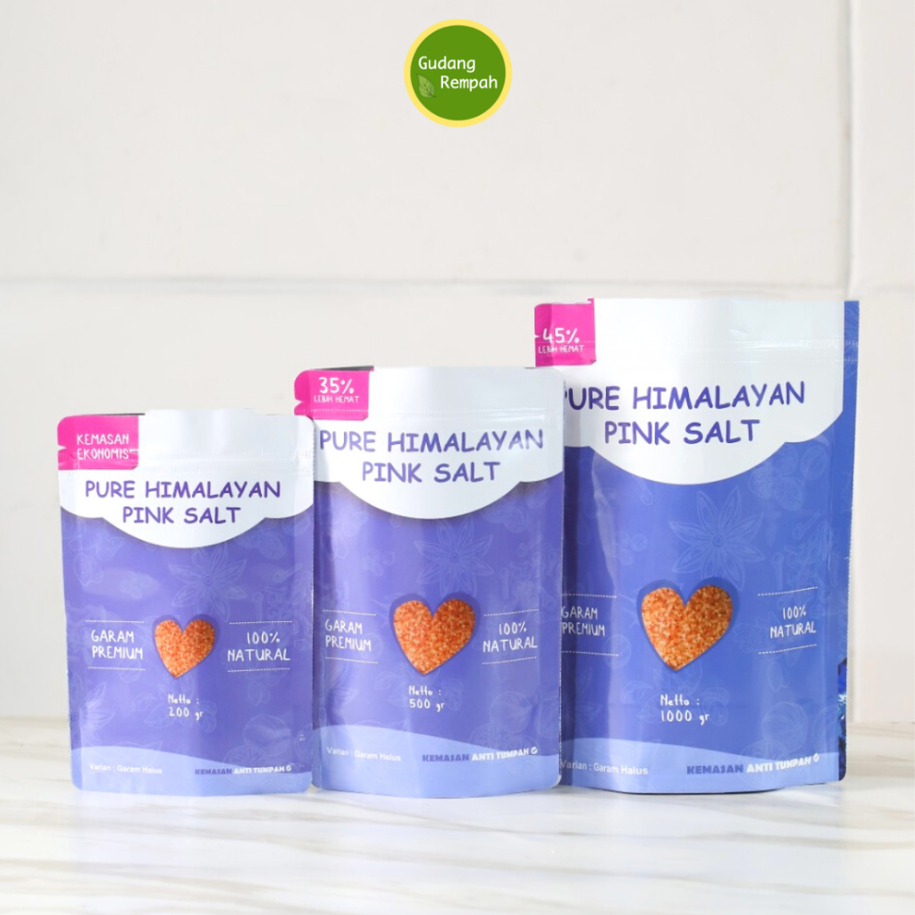 

[PROMO 3.3] 500gr Garam Himalaya Premium / 100% Asli Original / Himalayan Salt by GRI