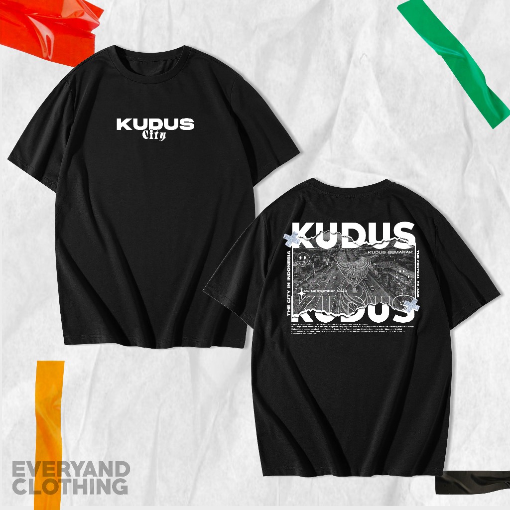 Tshirt Kaos Streetwear Kota KUDUS | kaos kota Kudus