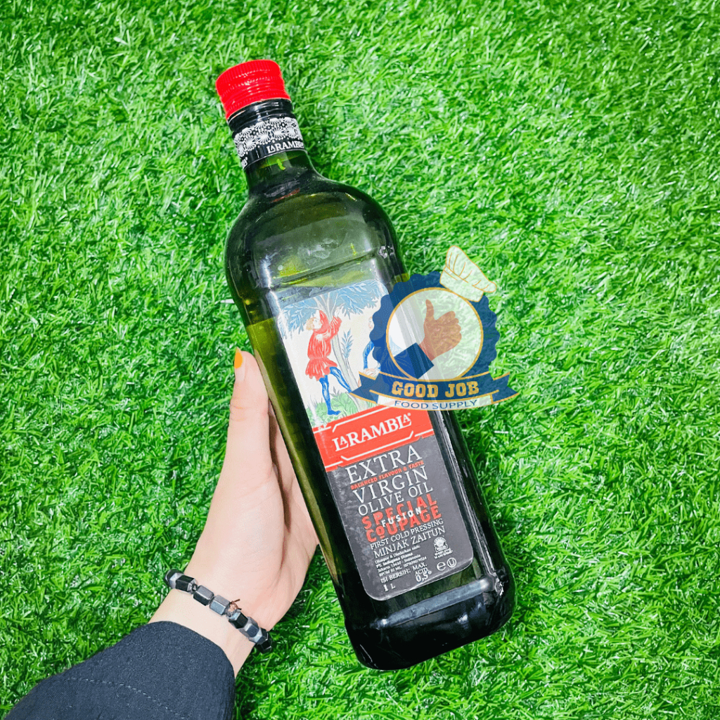 

LA RAMBLA Extra Virgin Olive Oil Minyak Zaitun 1 L Halal │ EVOO Import Spanyol //