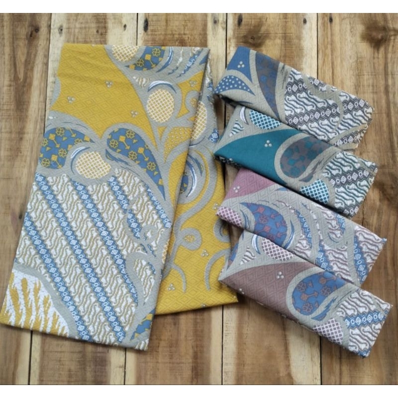 Tj Kain Batik Printing Soft Pastel Dan Embos Pekalongan Halus Adem Seragam Bridesmaid Tradisional