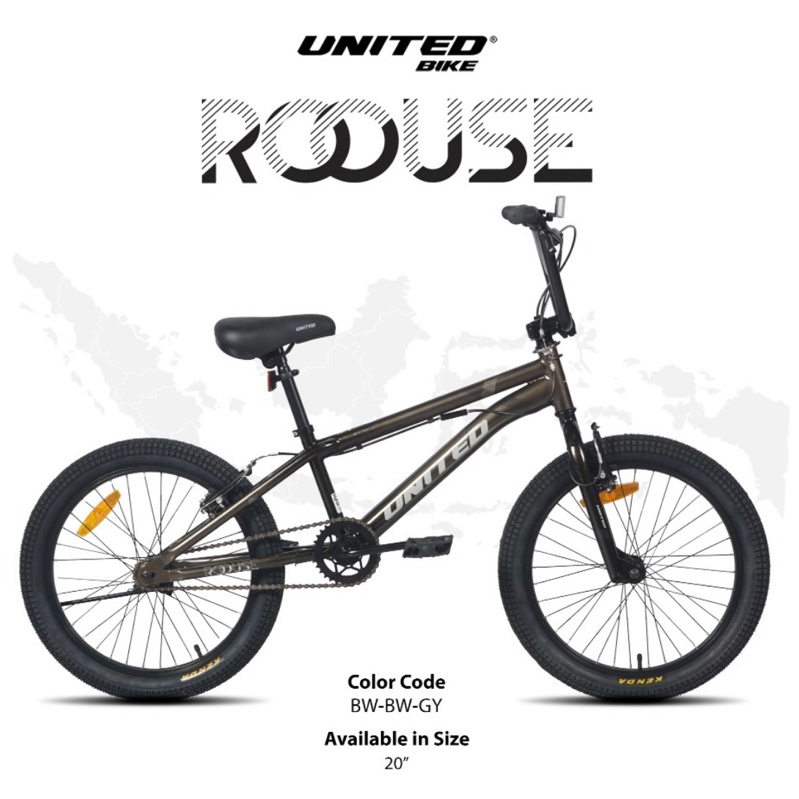 Sepeda BMX Anak United 20 inch Roouse Rotor