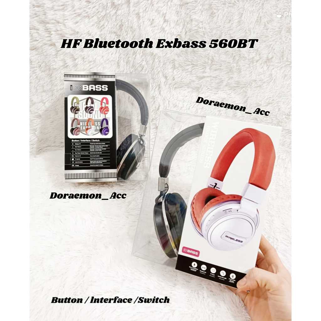 Handsfree Headset Bluetooth ExBass Wireless 560BT