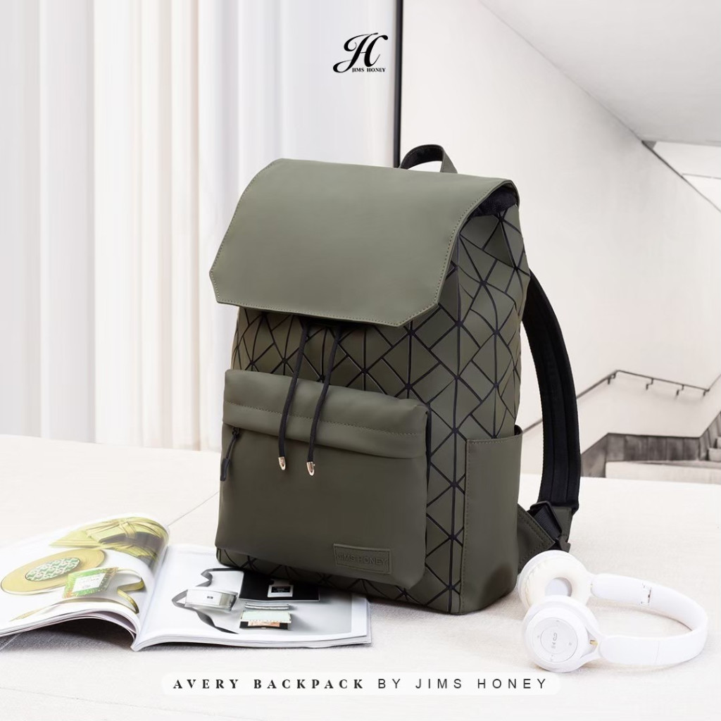 AVERY BACKPACK JIMSHONEY || ransel unisex tas sekolah cowok cewek tas wanita pria