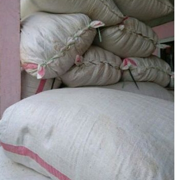 sekam mentah karungan,karung 50 kg