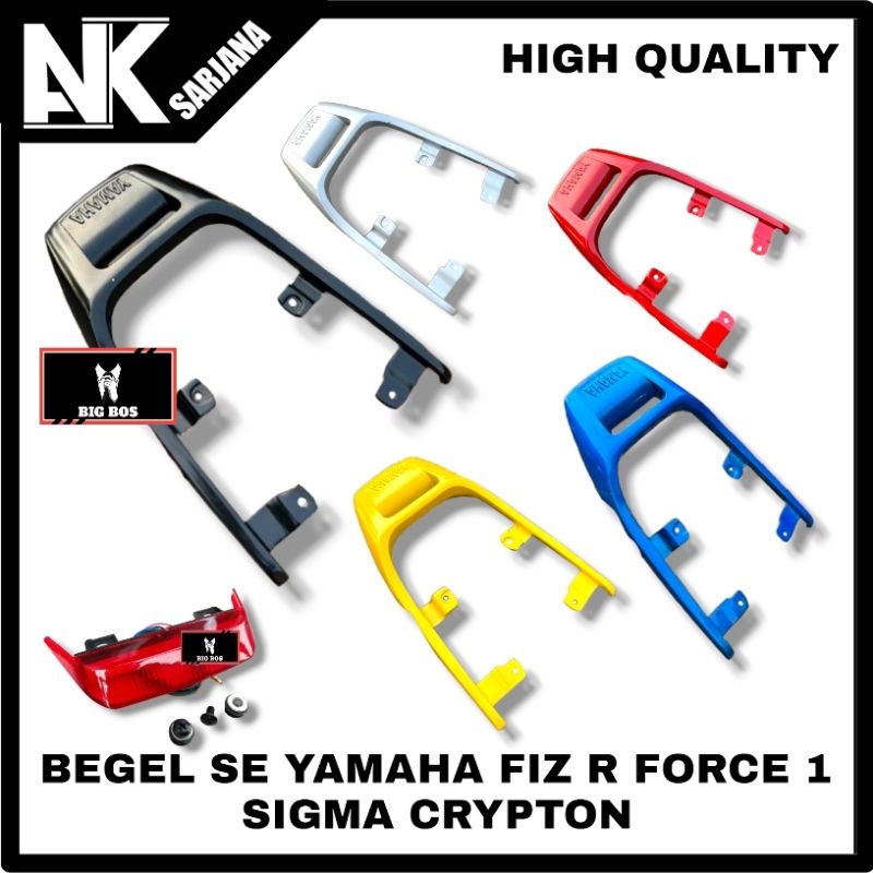 BEGEL BEHEL PLANGER PEGANGAN JOK BELAKANG YAMAHA FIZ R SE FORCE 1 SIGMA CRYPTON SE SET LAMPU BEGEL I