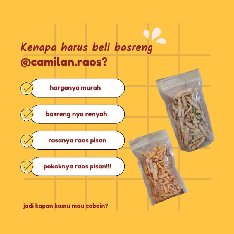 

Basreng Daun Jeruk Camilan Raos