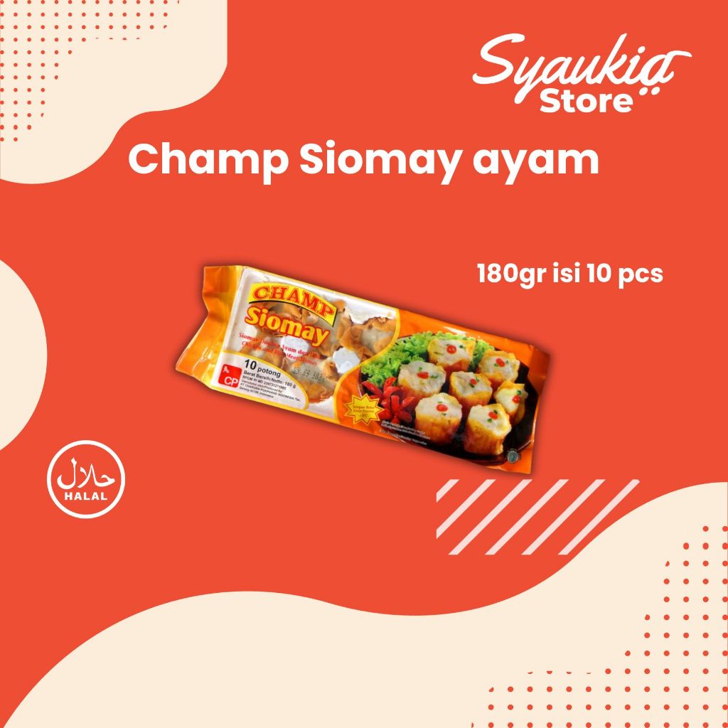 

Champ Siomay Daging Ayam 180G Isi 10pcs