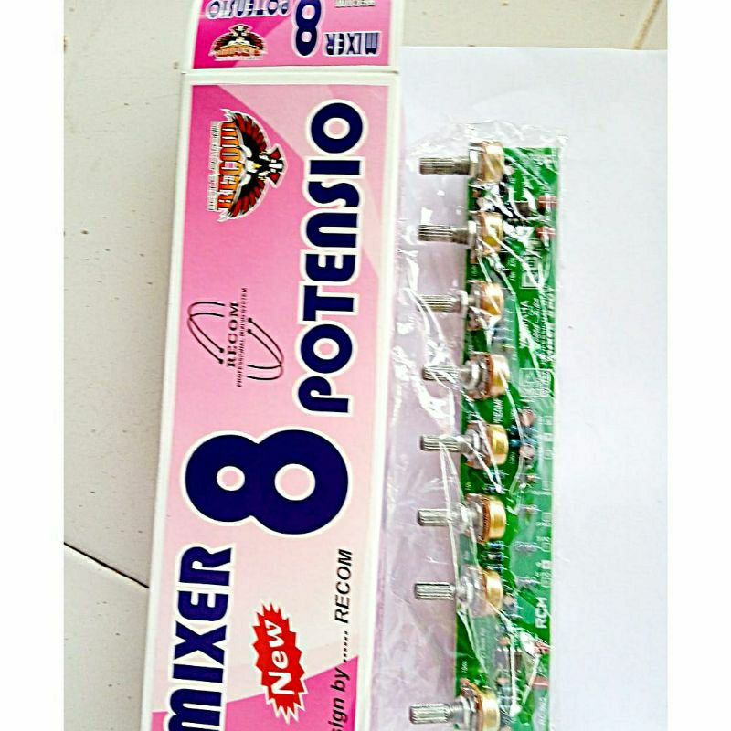 kit mixer 8 potensio recom