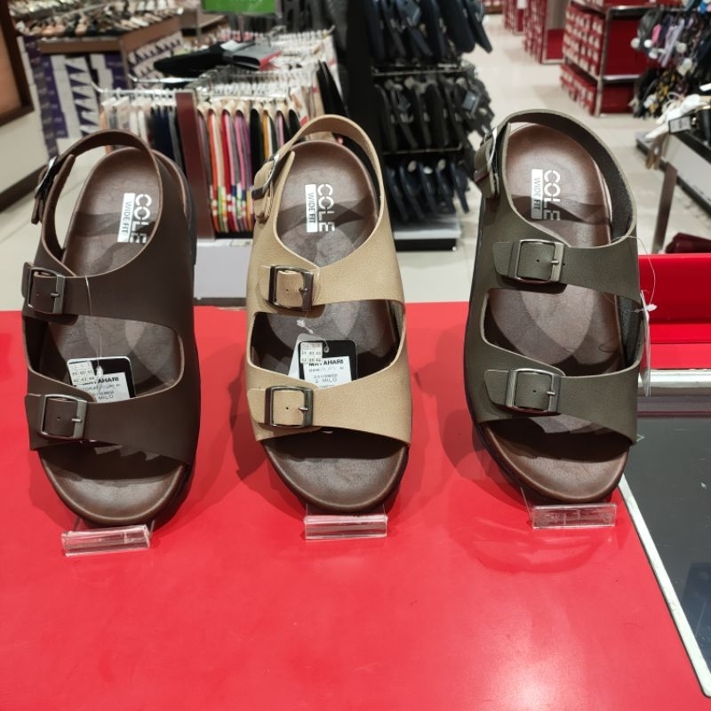 sepatu sandal pria merk cole brand oruginal matahari dept store