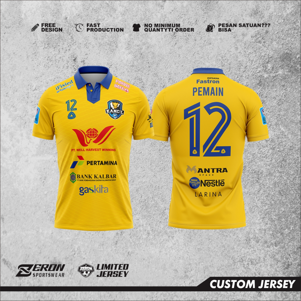 JERSEY KANCIL BBK AWAY 2023/24, GRATIS NAMA FULL PRINTING