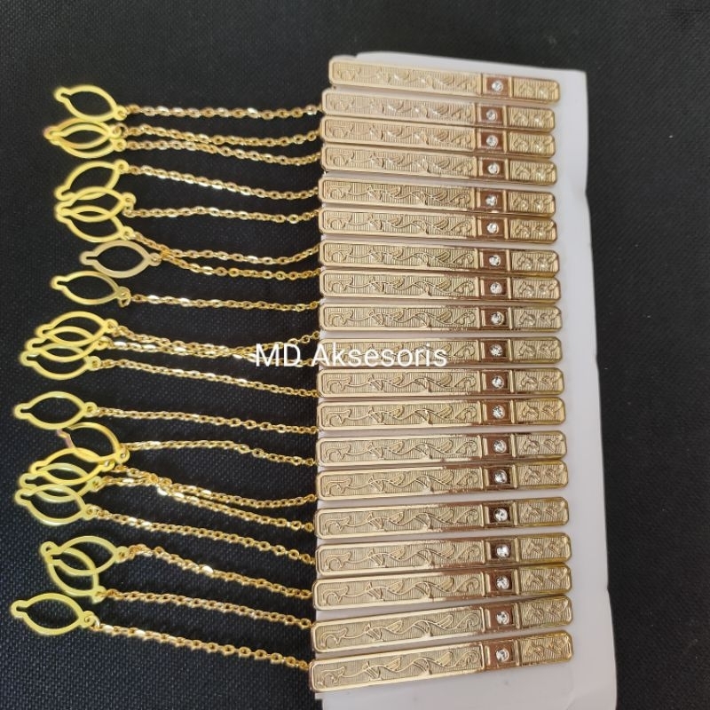 Jepit Dasi Motif Batik Penjepit Dasi Jepitan Dasi Batik