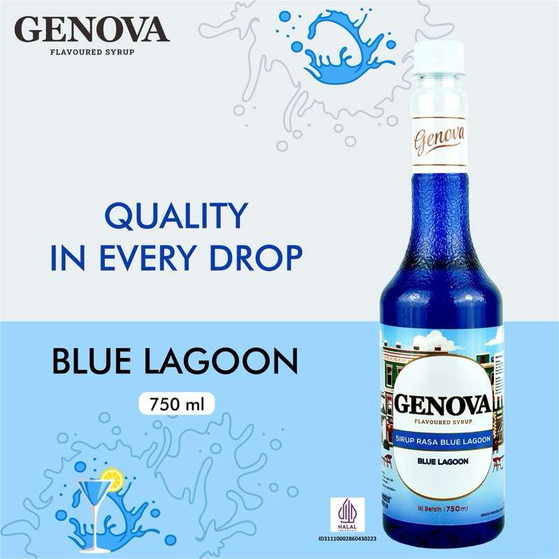 

Genova Blue Lagoon / Curacao Syrup 750ml