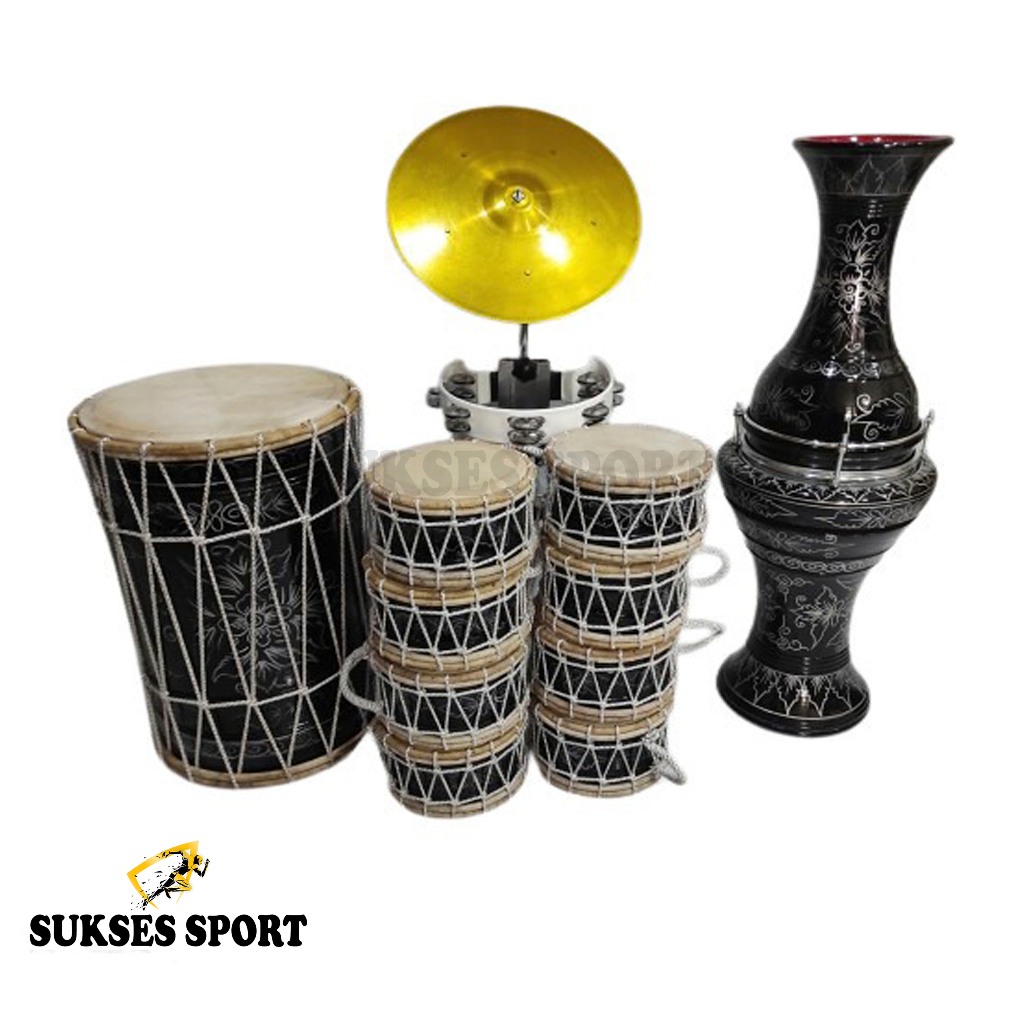 Marawis batik full set Marawis Motif Batik