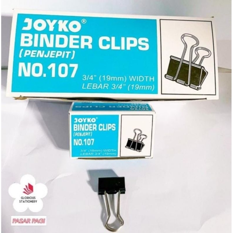 

Binder Clip No.107 Merk Joyko