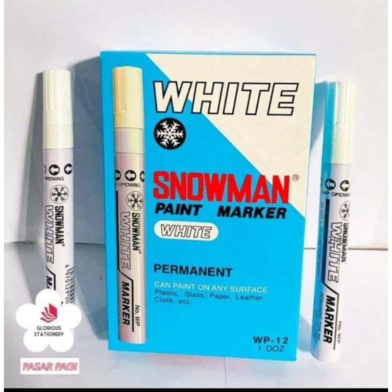 

Spidol Paint Marker white Snowman