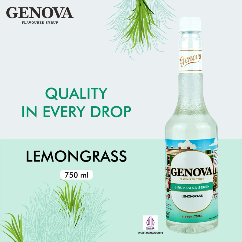 

Genova Lemongrass Syrup 750ml