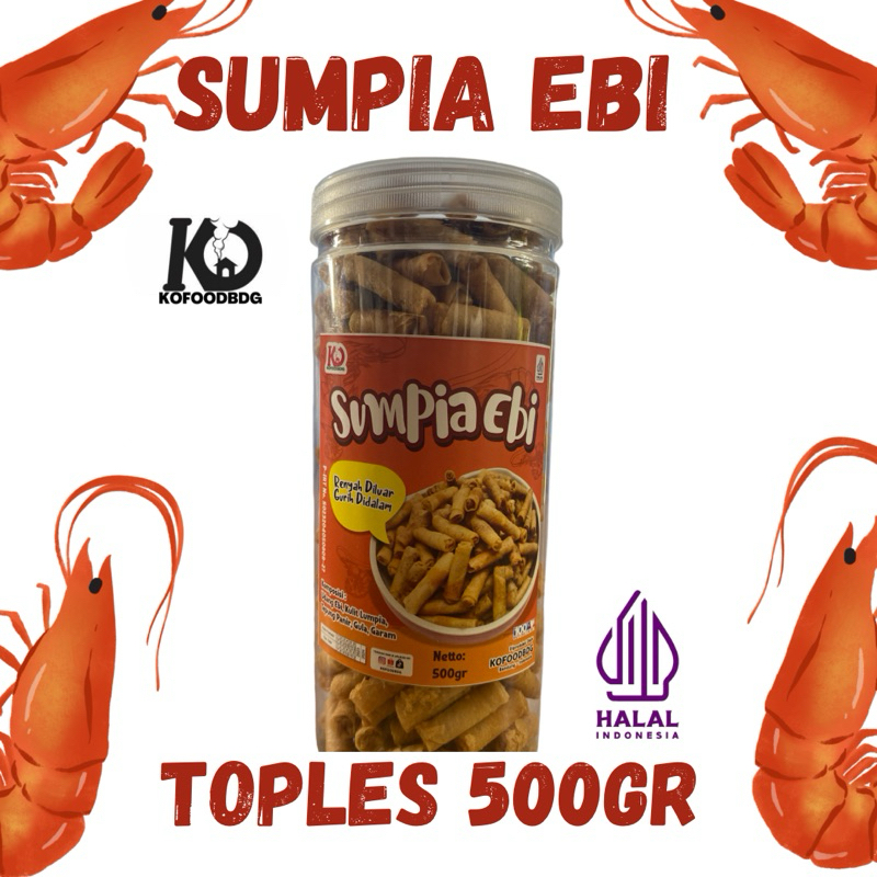 

SUMPIA EBI TOPLES 500gr | SUMPIA EBI GURIH ENAK | SUMPIA EBI KOFOODBDG