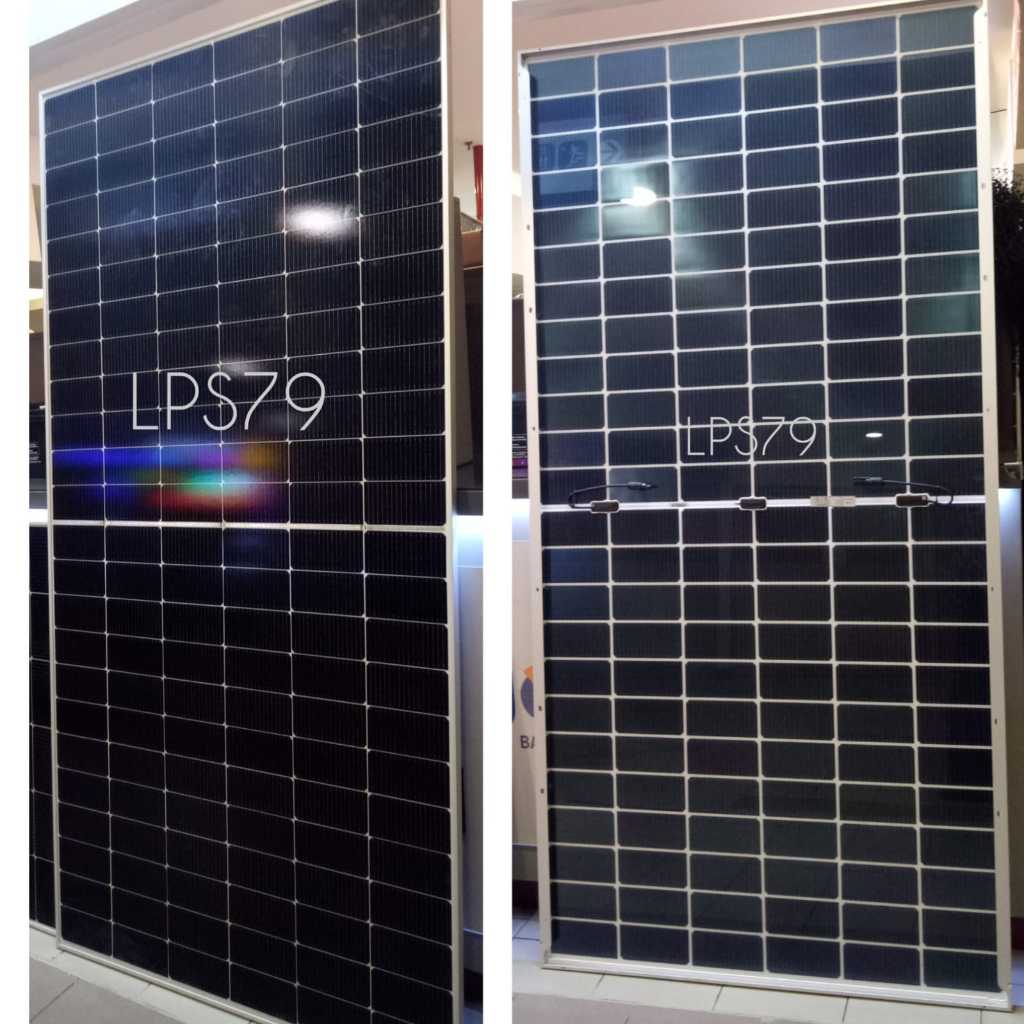 Panel Surya Bifacial Solar Panel Solarcell 575WP 575 WP Monocrystaline 575wp mono Bifacial