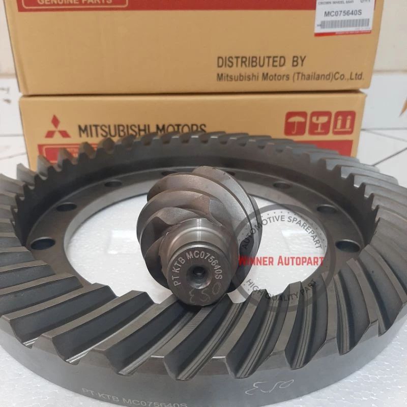 GEAR SET GIGI GARDAN CROWN WHEEL PINION CANTER PS125 TURBO 6X41 PS 125 100% original Thailand