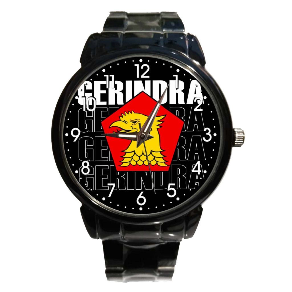 Jam Tangan Stainless Logo Custom Gerindra