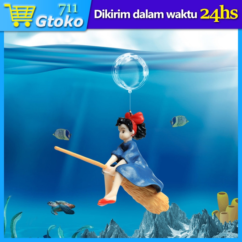 Hiasan Akuarium Aquascape Kiki's Delivery Service Son Goku Dragon Ball