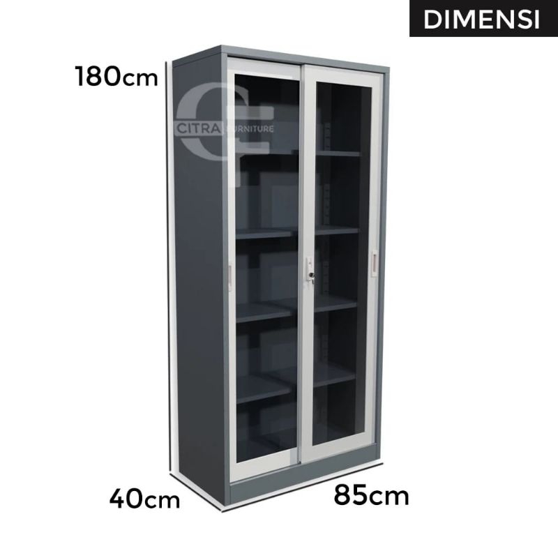 LEMARI ARSIP MINIMALIS LEMARI SERBAGUNA LEMARI BUKU TERBARU AA-19SL