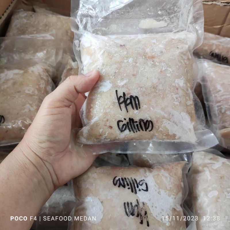 

daging ikan kakap merah giling kemasan 500gr