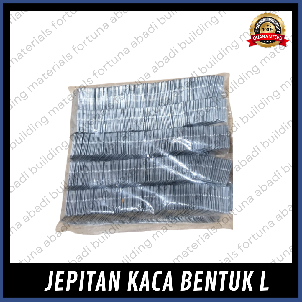 Jepit Kaca Bentuk L dan S Klem Kaca