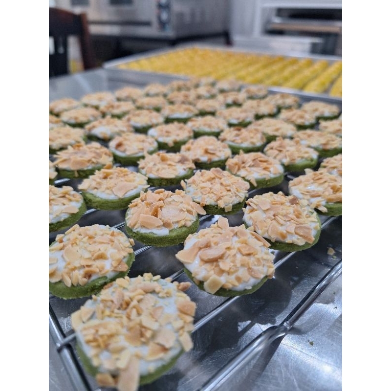 

Greentea Almond Cookies