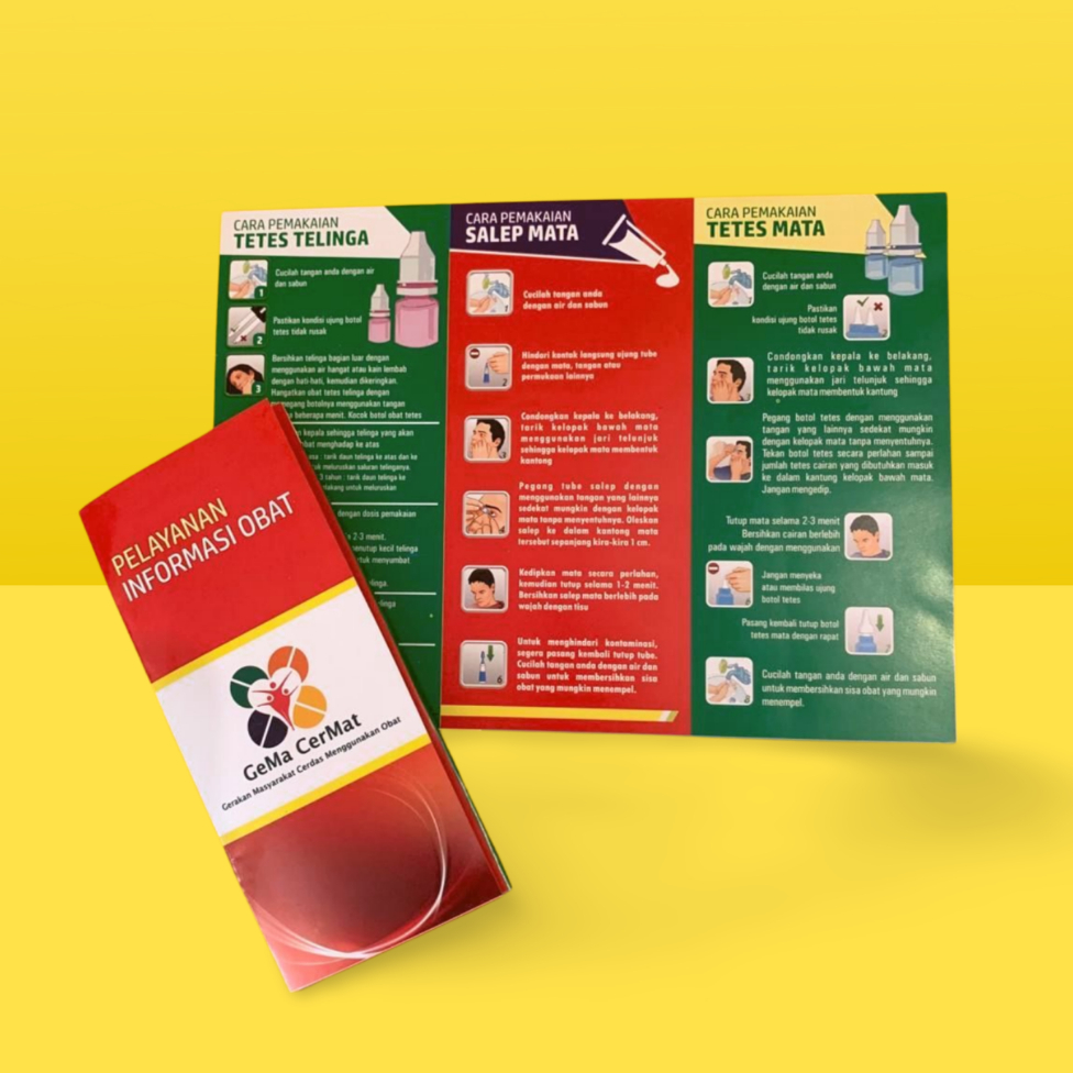 

Brosur Kesehatan | Leaflet Pelayanan Informasi Obat | Leaflet Informasi Tetes Mata Telinga Penyakit