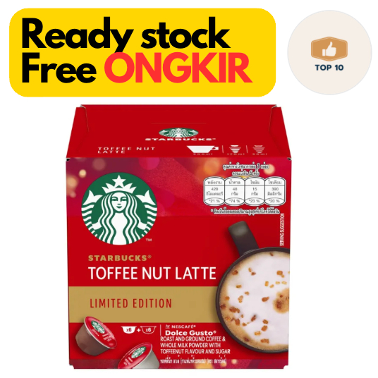 

STARBUCKS Toffee Nut Latte Nescafe Dolce Gusto 12pcs