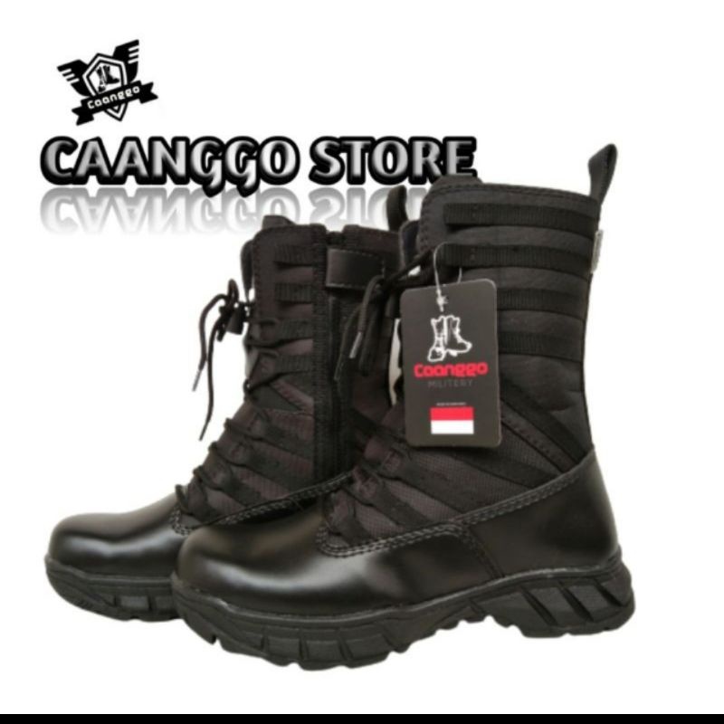 CAANGGO - Sepatu pdl ninja webing hitam original