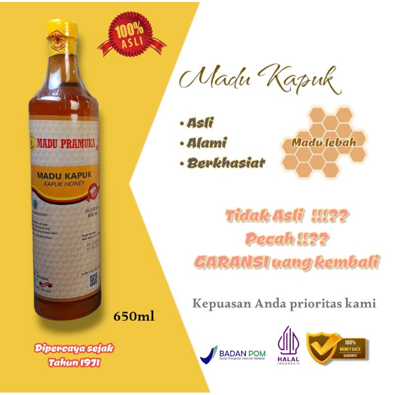 

Madu Kapuk Randu Madu Pramuka Asli Alami-Original-